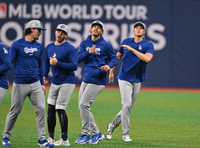 Shohei Ohtani and his Los Angeles Dodgers team-mates are in South Korea to play the San Di