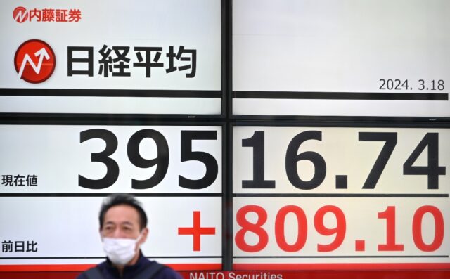 Traders in Asia were cautious on Monday as anticipation builds for the Bank of Japan to fi