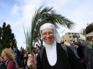 Christians express support for Gaza in traditional Palm Sunday procession in East Jerusale