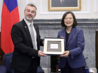 On the morning of April 15, President Tsai Ing-wen met with a delegation from the Israeli