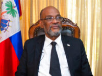 Haiti's Prime Minister Ariel Henry attends an interview with the Associated Press at