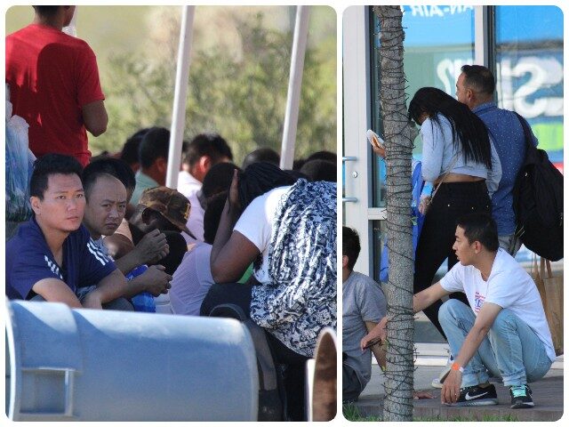 Chinese Migrants Released by Border Patrol (FILE: Randy Clark/Breitbart Texas)