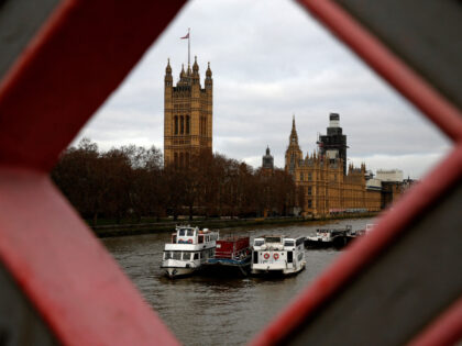 TOPSHOT - The Houses of Parliament, comprising the House of Lords and the House of Commons