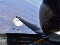 IN FLIGHT - FEBRUARY 3: In this handout image provided by the Department of Defense, a U.S