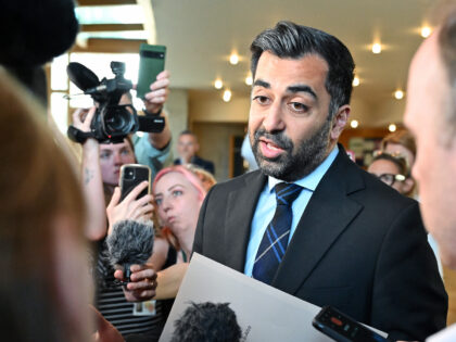 EDINBURGH, SCOTLAND - JUNE 13: Scottish First Minister Humza Yousaf faces questions from t