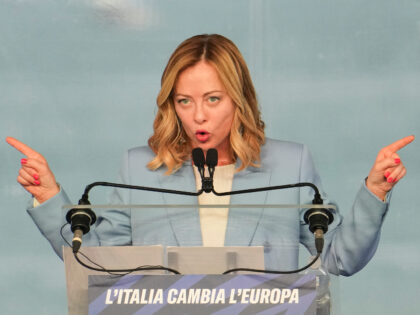 Giorgia Meloni, President of the Council of Ministers and President of Fratelli d'Italia,