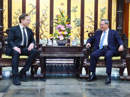 Chinese Premier Li Qiang meets with Elon Musk, CEO of the U.S. electric carmaker Tesla, in