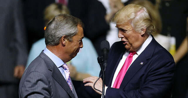 NextImg:Happy Birthday Nigel! Trump Sends Regards to Mr. Brexit on 60th