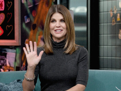 NEW YORK, NEW YORK - FEBRUARY 14: Actress Lori Loughlin visits the Build Brunch to discuss