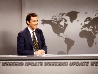 SATURDAY NIGHT LIVE -- Episode 17 -- Pictured: Norm MacDonald during the 'Weekend Upd