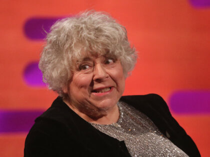 Miriam Margolyes during the filming for the Graham Norton Show at BBC Studioworks 6 Televi