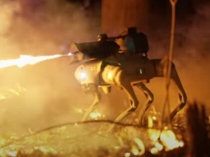 Department of Bad Ideas: Flamethrowing Robot Dog Can Torch Anything in Its Path