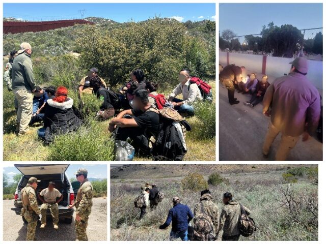 San Diego-Tucson Migrant Apps in April (U.S. Border Patrol/San Diego, Tucson Sectors)