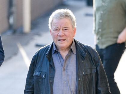LOS ANGELES, CA - MARCH 21: William Shatner is seen at "Jimmy Kimmel Live!" to p