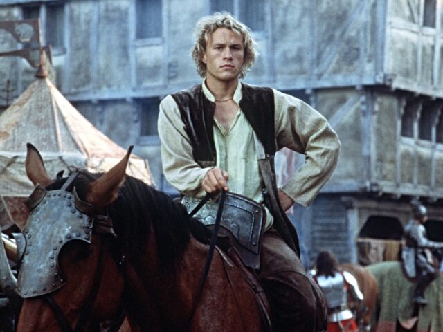 385099 13: Actor Heath Ledger stars as William Thatcher in Columbia Pictures "A Knight's T