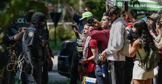 University of Georgia: Police Arrest Multiple Anti-Israel Protesters