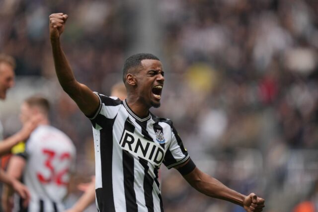 Aexander Isak scored twice in Newcastle's win over Tottenham