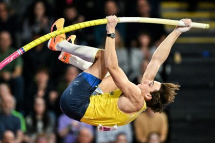 Armand Duplantis soars to victory in the world indoor championships in Glasgow in March an