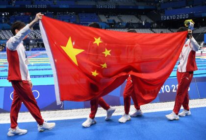 Beijing on Monday called reports about 23 Chinese swimmers testing positive for a banned s