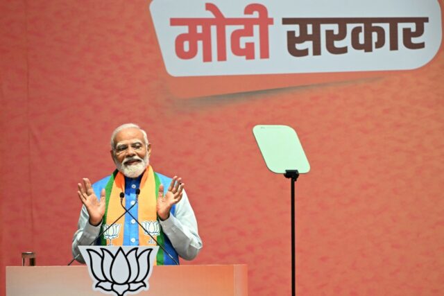 The BJP launched its manifesto, wading into a polarising debate by reaffirming its stand o