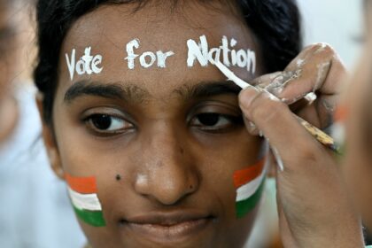 India begins six weeks of voting on Friday in general elections; in this photograph from M
