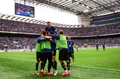 Inter Milan celebrated their 20th Italian league title in front of their own fans