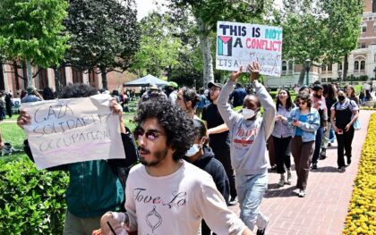 Ninety-three people were arrested at the University of Southern California's Los Angeles c