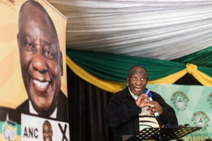 South African President Cyril Ramaphosa risks seeing his ruling ANC party lose its majorit