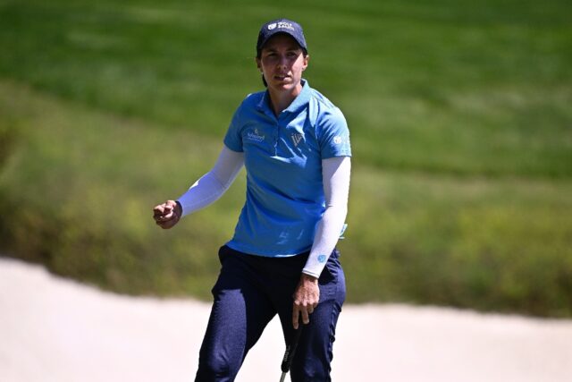Spain's Carlota Ciganda fired a bogey-free five-under par 67 to grab a share of the stroke