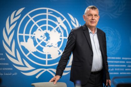 UNRWA Commissioner-General Philippe Lazzarini gave a press conference in Geneva