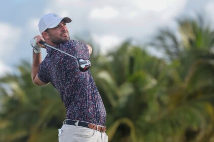 Wesley Bryan of the United States has a three stroke lead at the Puntacana Championship af