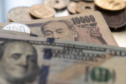 The yen has fallen almost nine percent against the dollar this year, according to Bloomber