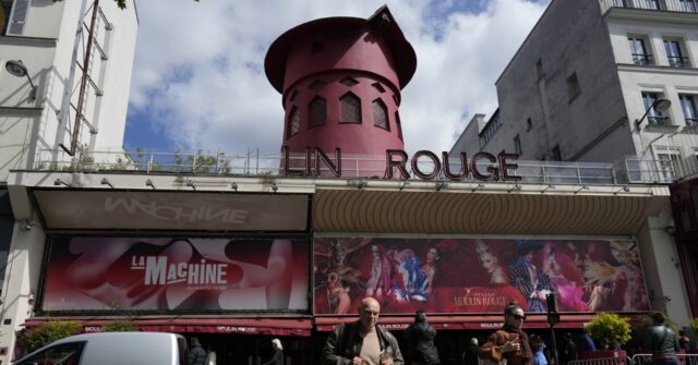 The Windmill Sails At Paris' Iconic Moulin Rouge Have Collapsed. No 