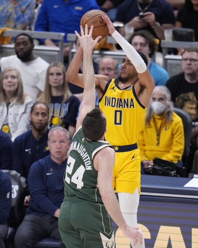 Pacers Hit Franchise Playoff Best 22 3-pointers To Beat Bucks 126-113 ...