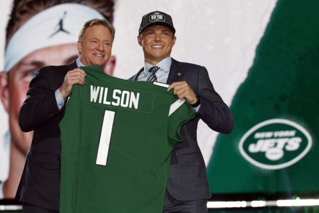 Jets trade quarterback Zach Wilson to the Broncos, AP source says ...