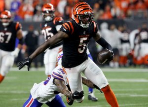 Franchise-tagged wide receiver Tee Higgins now looks forward to playing for Bengals