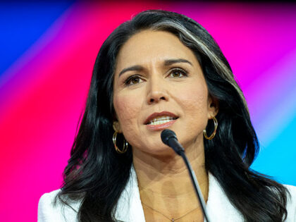 Former Hawaii Rep. Tulsi Gabbard speaks at the Conservative Political Action Conference, C