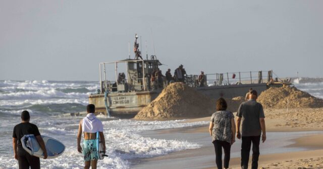 4 U.S. Army Ships Run Aground Near Floating Gaza Pier; ‘Boots on the Ground’