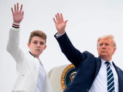 Donald Trump on Son Barron: ‘He Does Like Politics’ and ‘Is a Smart One’