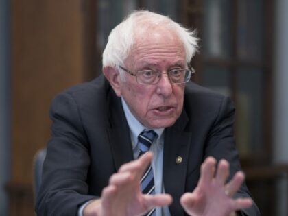 Sen. Bernie Sanders (I-VT) outlines his priorities during an interview with the Associated