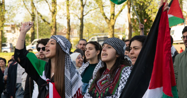 Pro-Palestinian Columbia Graduates Tear Diplomas, Show Support for Hamas at Ceremony