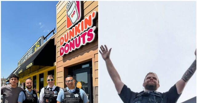 Illinois Cops Raise More than $1 Million for Special Olympics by Standing on Dunkin' Donuts Rooftops