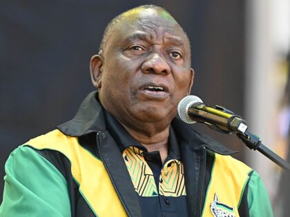 Cyril Ramaphosa, South Africa's president, leader of the ruling party African Nationa