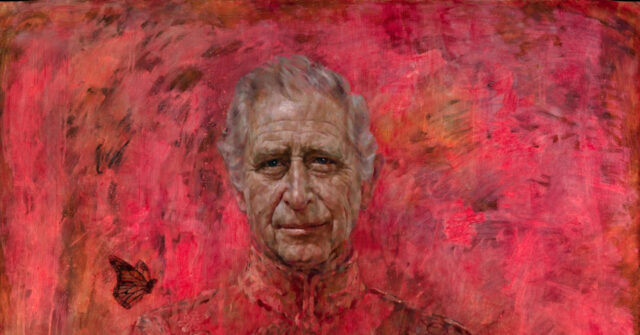 Ominous and Red Official Portrait of King Charles Widely Panned