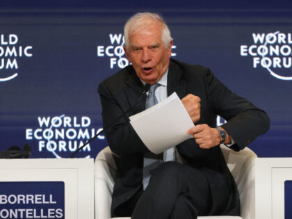 EU foreign policy chief Josep Borrell attends the World Economic Forum special meeting in