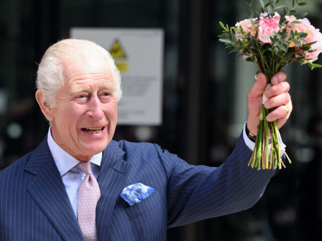 LONDON, ENGLAND - APRIL 30: King Charles III departs after visiting the University College