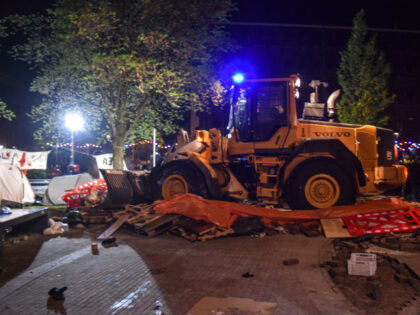 Pictures: Amsterdam Police Bulldoze Campus Palestine Protest