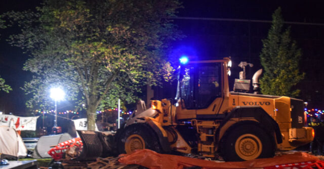 Pictures: Amsterdam Police Bulldoze Campus Palestine Protest