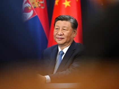 Xi Jinping, China's president, during a news conference in Belgrade, Serbia, on Wedne