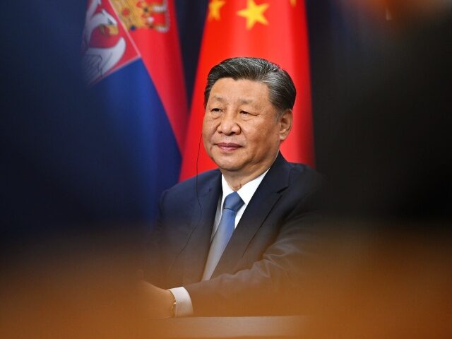 Xi Jinping, China's president, during a news conference in Belgrade, Serbia, on Wedne